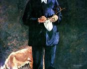 The Artist - Portrait of Marcellin Desboutin - 爱德华·马奈